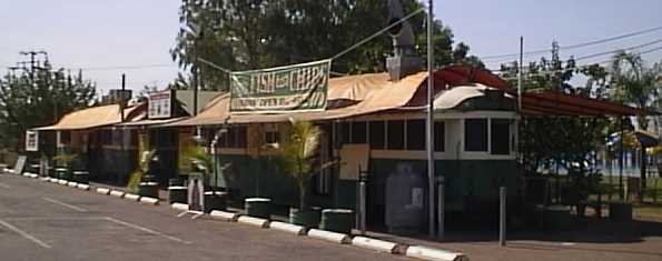 Darwin Melbourne tram cafe